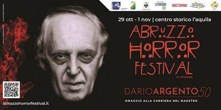 L’AQUILA RENDE OMAGGIO A DARIO ARGENTO CON L'”ABRUZZO HORROR FESTIVAL”