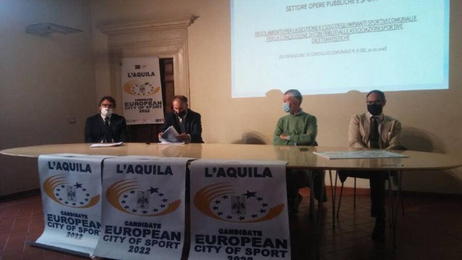 DELEGAZIONE ACES ALL’AQUILA PER CANDIDATURA CITTÀ EUROPEA SPORT 2022