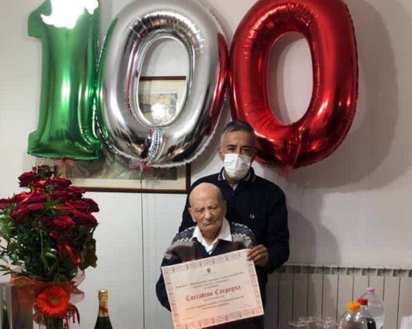 CENTENARIO DI ATRI GUARISCE DAL CORONAVIRUS E FESTEGGIA COMPLEANNO