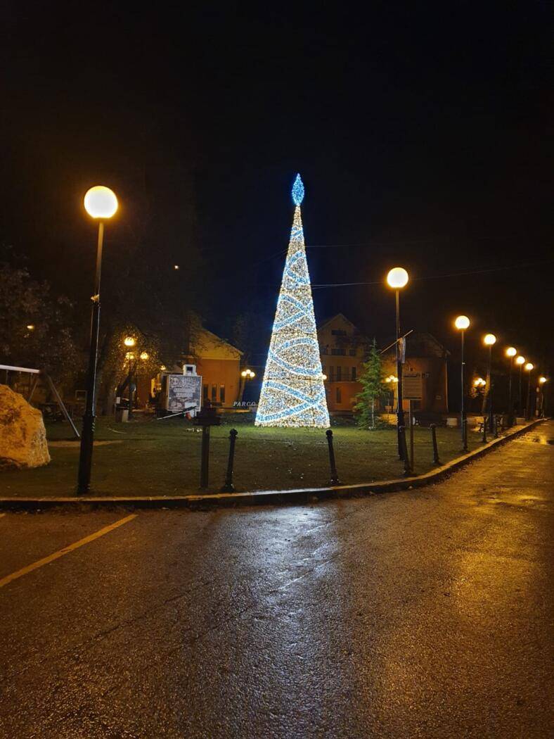L’AQUILA: SI ACCENDONO GLI ALBERI DI NATALE IN CITTA’