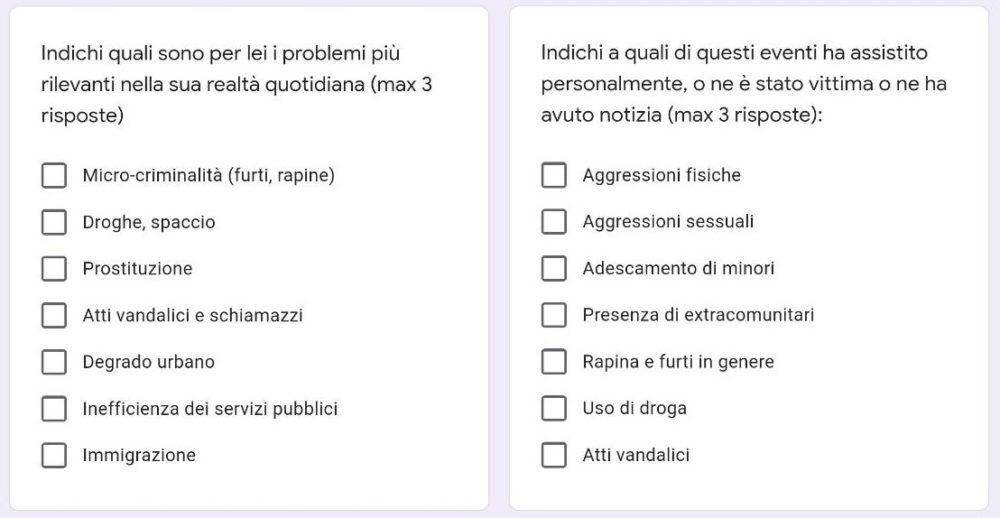 “QUESTIONARIO XENOFOBO A CITTADINI”: POLEMICA A MONTESILVANO PER INDAGINE SU SICUREZZA DEL COMUNE