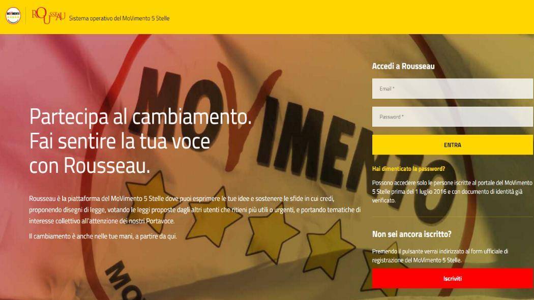 ROUSSEAU CAMBIA STRADA, “DIVORZIO” CON M5S: “SCELTA DOLOROSA MA INEVITABILE”