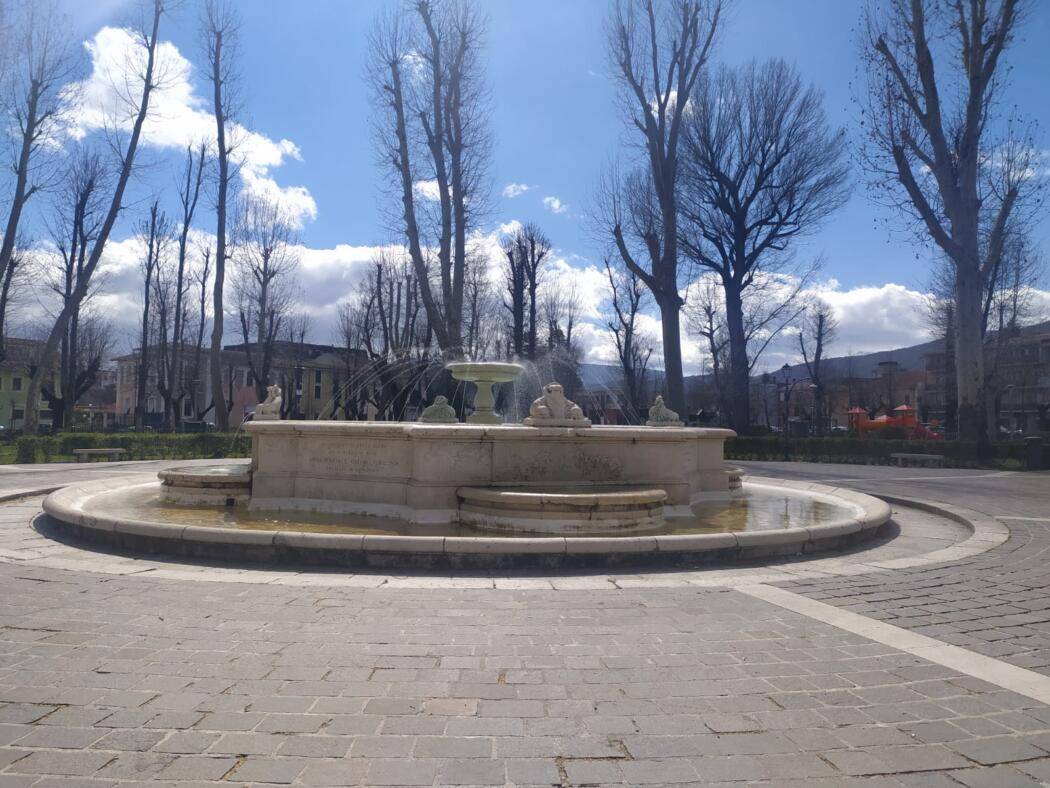 AVEZZANO, FONTANE ORNAMENTALI RIATTIVATE DAL COMUNE: MANUTENZIONE AFFIDATA A DITTA ESTERNA