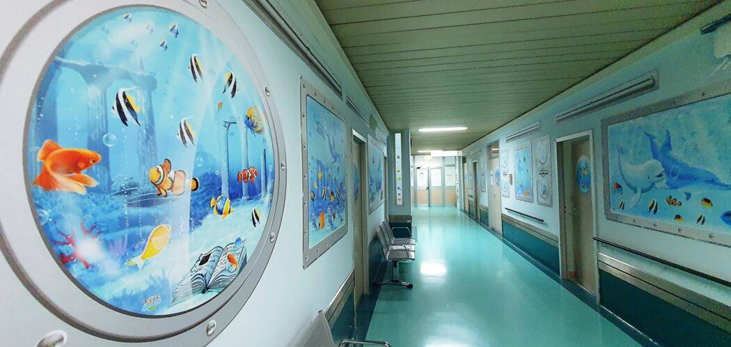 PESCARA, REPARTO DI NEONATOLOGIA DELL’OSPEDALE DIVENTA ACQUARIO GRAZIE A DONAZIONI