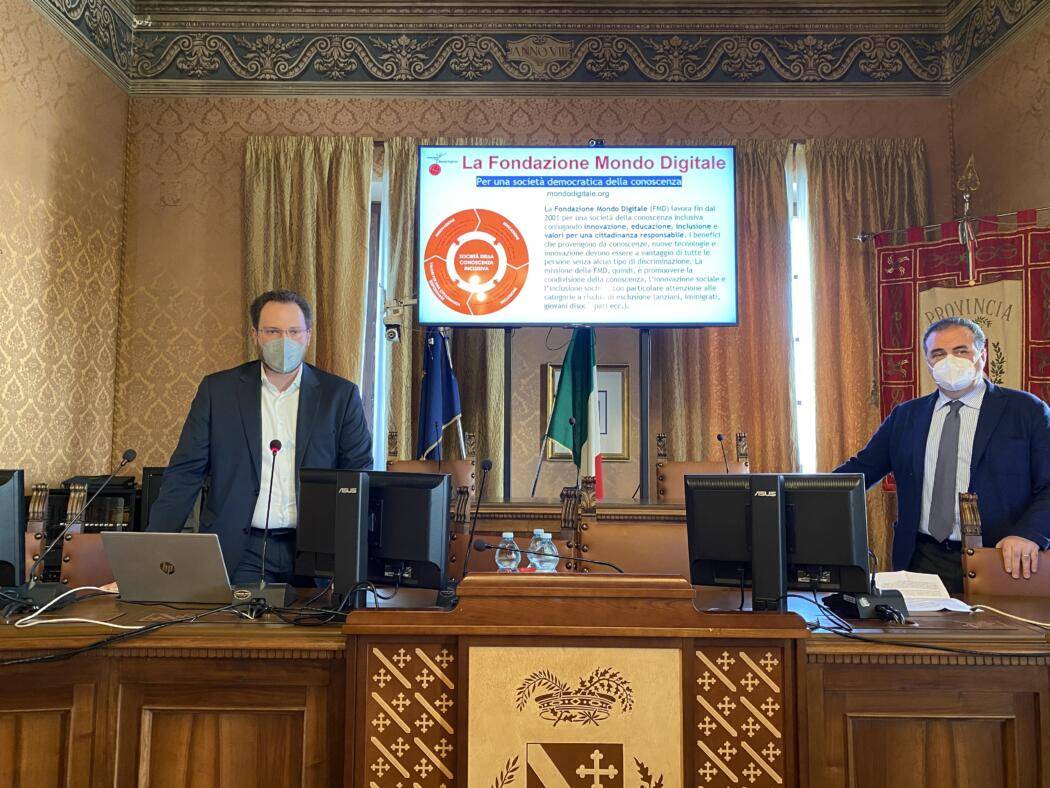 PROVINCIA TERAMO: OPERAZIONE RISORGIMENTO DIGITALE, WEB IN AIR PER SERVIZI ON LINE