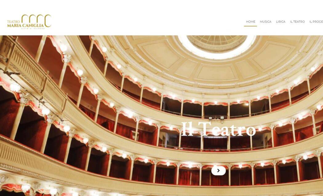 SULMONA: NUOVO SITO WEB PER IL TEATRO MARIA CANIGLIA