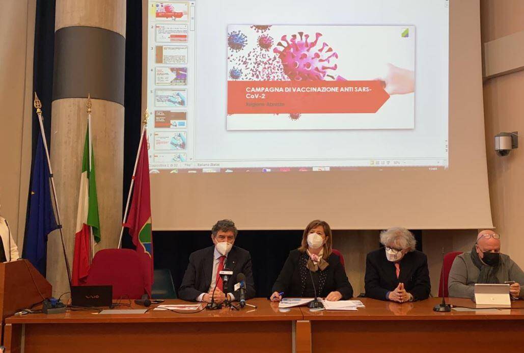 VACCINI IN ABRUZZO, ECCO PIANO FASE DUE. MARSILIO, “IMMUNITA’ DI GREGGE A SETTEMBRE”