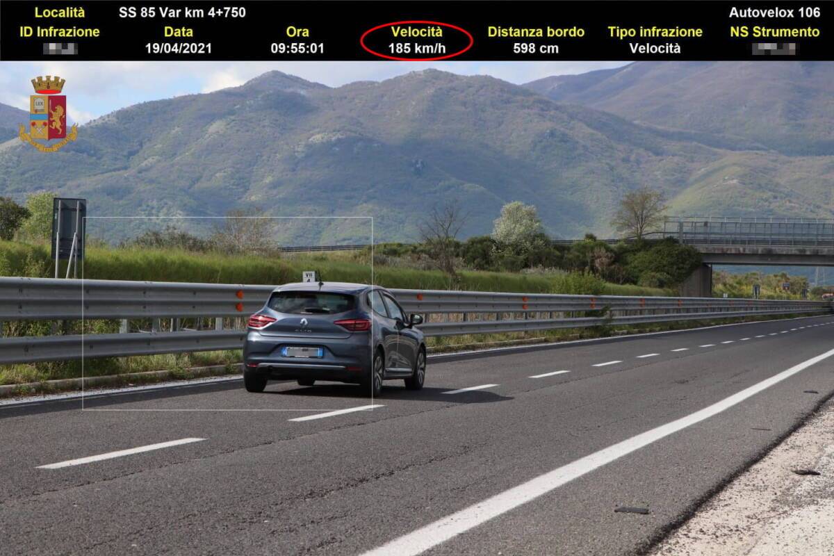 CONTROLLI VELOCITA’ TRA ABRUZZO E MOLISE: I RISULTATI DELLA CAMPAGNA “ROADPOLSPEED”