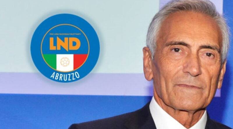 CALCIO DILETTANTI: PRESIDENTE FIGC GABRIELE GRAVINA A L’AQUILA, LA DIRETTA