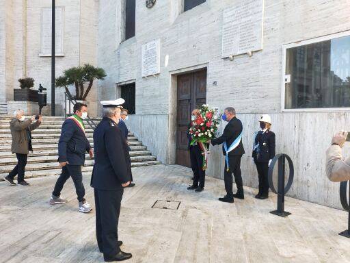 25 APRILE: LE CELEBRAZIONI A PESCARA IN PIAZZA GARIBALDI