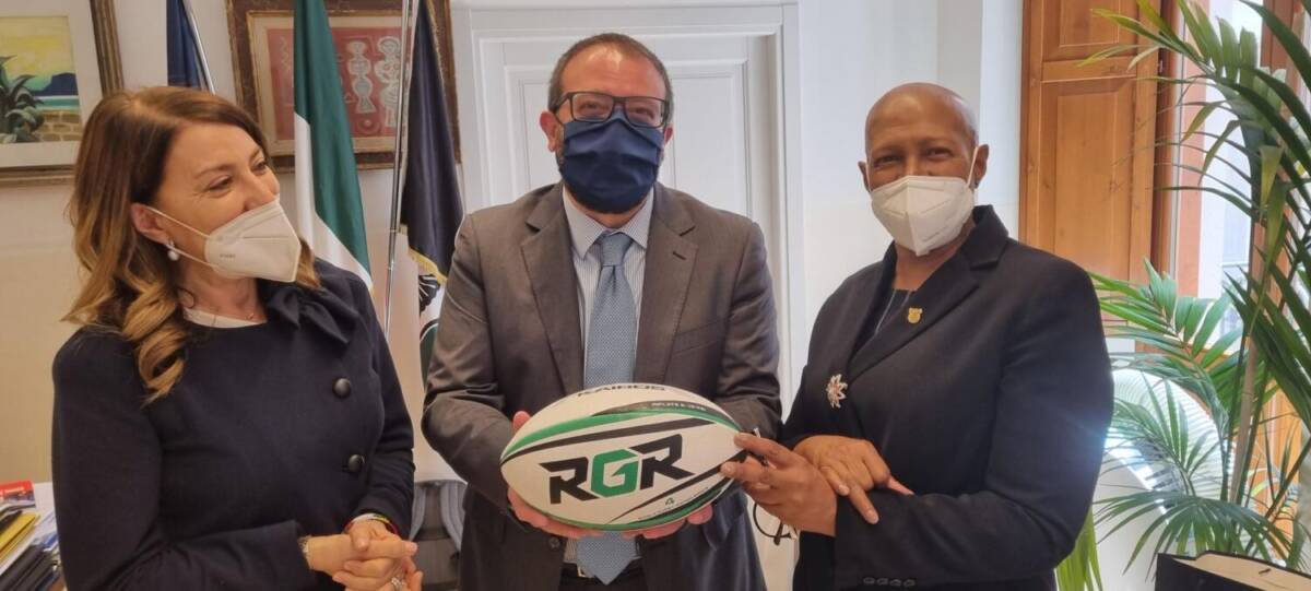 L’AQUILA, BIONDI INCONTRA AMBASCIATORE REPUBBLICA DEL SUDAFRICA
