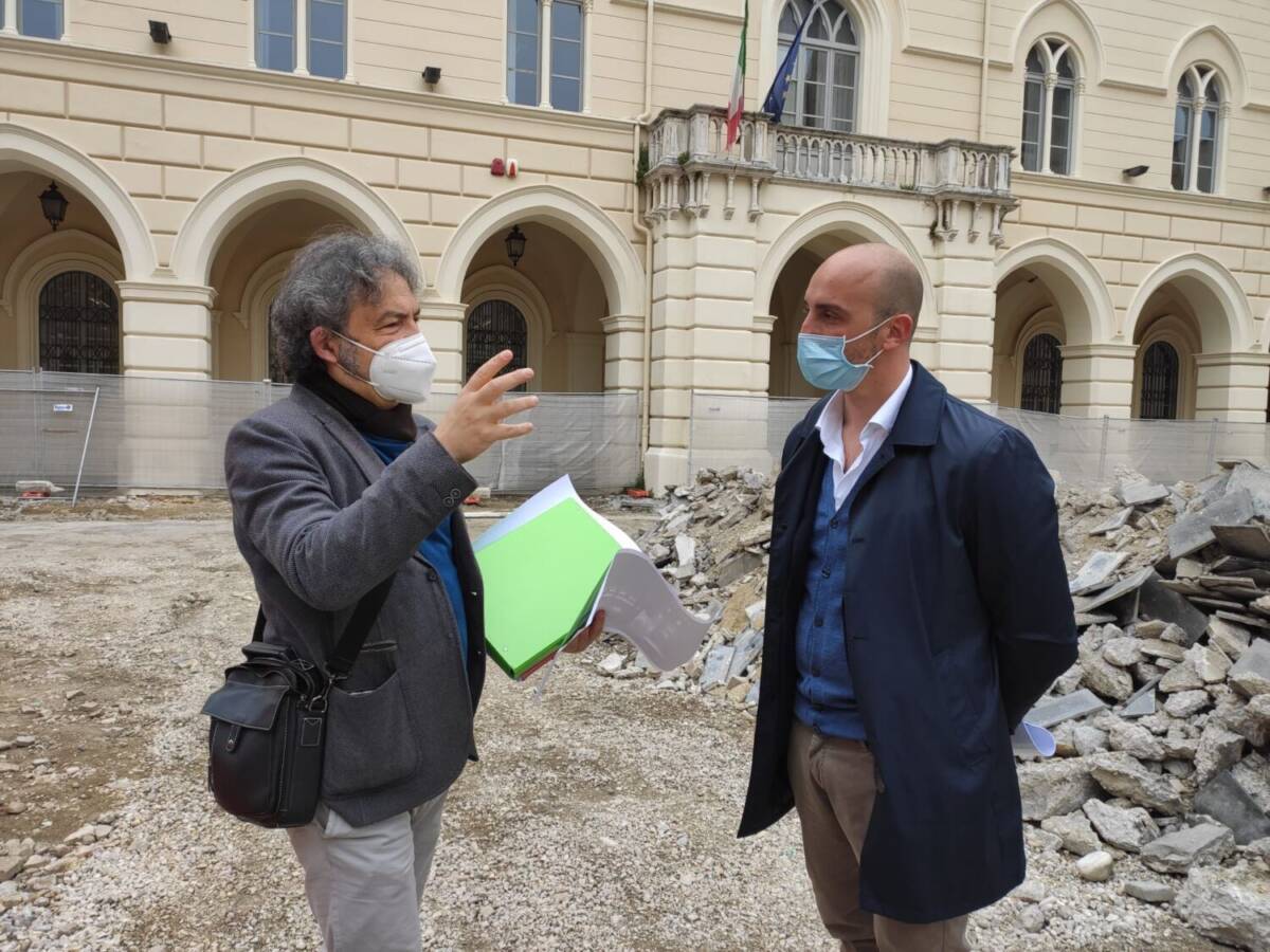 CHIETI, SI ALLARGA CANTIERE PIAZZA SAN GIUSTINO: DAL 10 MAGGIO PIAZZA INACCESSIBILE