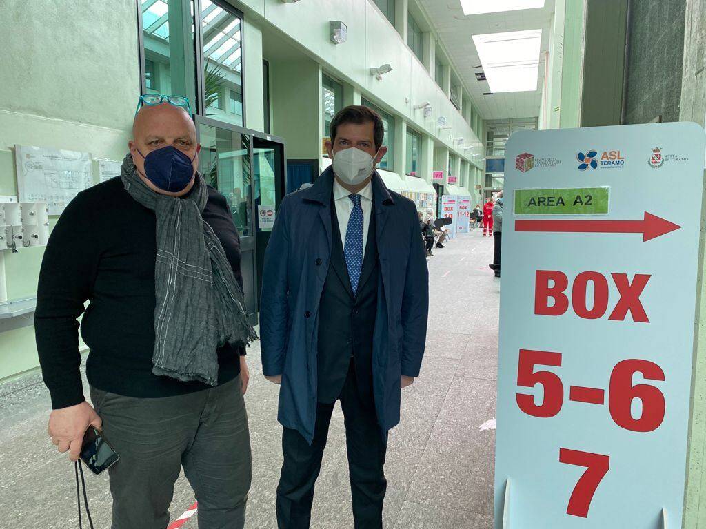 COVID, QUARESIMALE: “HUB TERAMO FONDAMENTALE PER LA CAMPAGNA VACCINALE DELL’ABRUZZO”