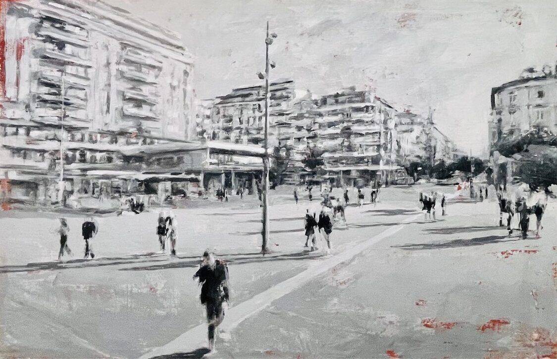 ARTE: 50 VOLTE PESCARA, LE TELE DI VEGGETTI KANKU RACCONTANO LA CITTA’