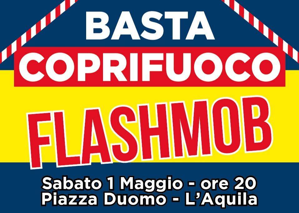 L’AQUILA: “BASTA COPRIFUOCO”, QUESTA SERA FLASH MOB GIOVENTU’ NAZIONALE