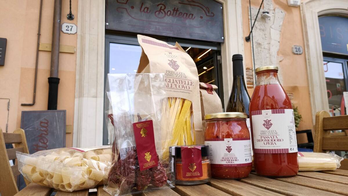 ZONFA-BOTTEGA DA MARCELLO, AL CENTRO DELL’AQUILA UN ANGOLO DEL MARCHIO “PREGIATA ABRUZZESE”