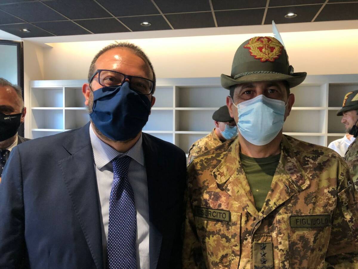 FIGLIUOLO A L’AQUILA, BIONDI: “LO STATO NON LASCERA’ SOLO NESSUNO NELLA BATTAGLIA CONTRO IL COVID”