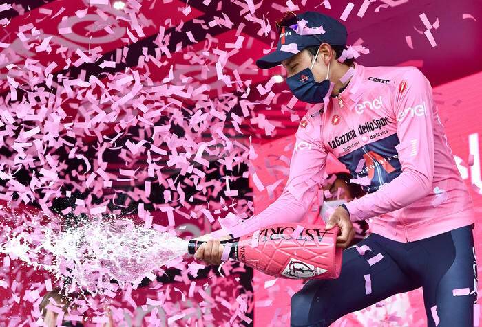 GIRO D’ITALIA, VINCE EGAN BERNAL: “CAVALCATA COMINCIATA A CAMPO FELICE”