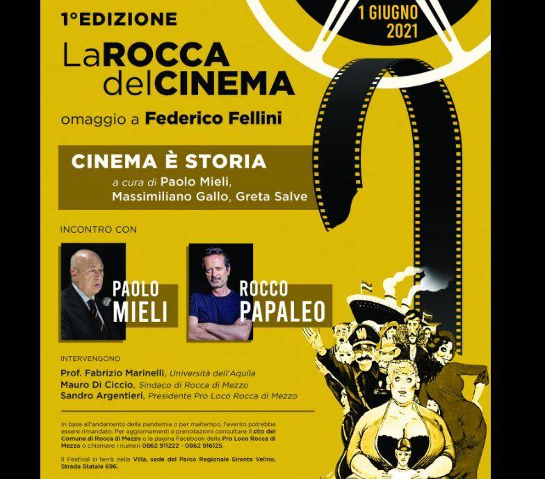 “LA ROCCA DEL CINEMA”, MIELI E PAPALEO ALLA PRIMA EDIZIONE DEL FESTIVAL DI ROCCA DI MEZZO