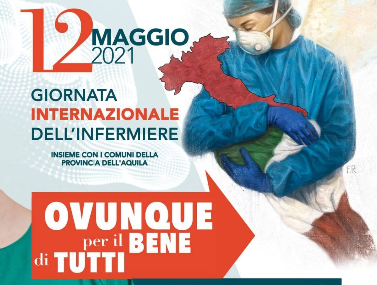 GIORNATA NAZIONALE DELL’INFERMIERE, IL 12 MAGGIO PROVINCIA DELL’AQUILA SI ILLUMINA DI VERDE