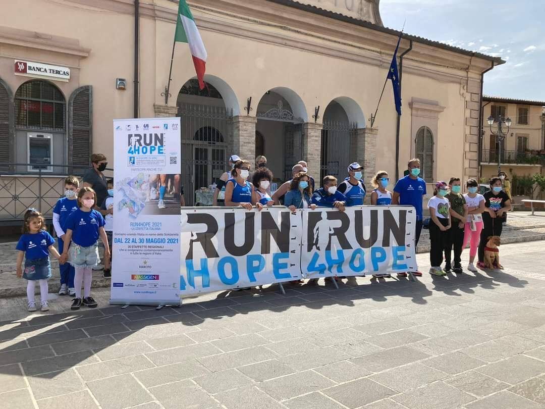 RUN4HOPE, TERAMO ANNOVERATA TRA LE PROVINCE SOLIDALI: SQUADRE PROVINCIA ADERISCONO ALLA STAFFETTA