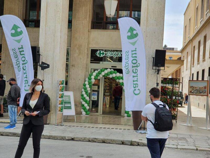 CARREFOUR ITALIA ARRIVA NEL CUORE DELL’AQUILA, INAUGURATO UFFICIALMENTE PUNTO VENDITA EXPRESS