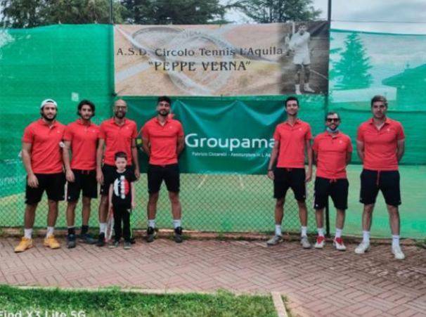CIRCOLO TENNIS L’AQUILA, QUARTA VITTORIA CONSECUTIVA E PROMOZIONE A UN PASSO