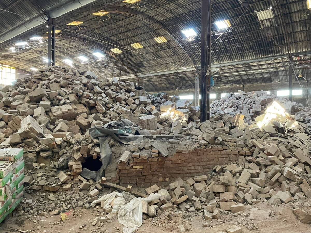 CUPELLO: SCOPERTA MEGA-DISCARICA DI INTERTI IN UN CAPANNONE