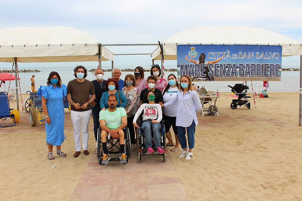 SAN SALVO, AL VIA QUINTA STAGIONE DI “MARE SENZA BARRIERE”