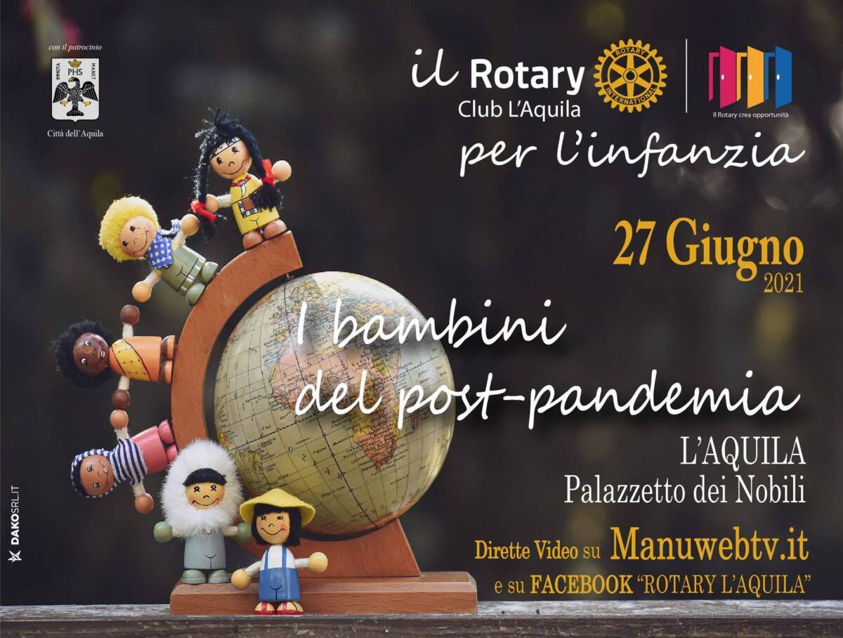 L’AQUILA, DUE EVENTI PER BAMBINI ORGANIZZATI DAL ROTARY CLUB