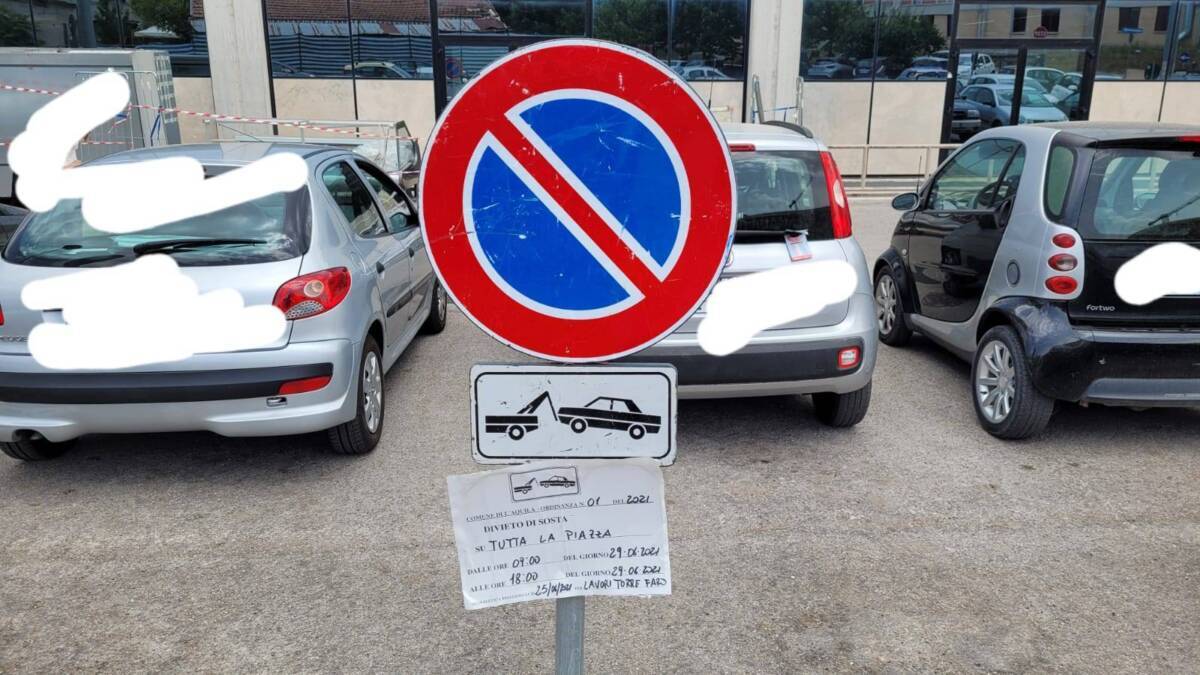 OSPEDALE L’AQUILA: PARCHEGGIO “GALLUCCI”, MARTEDI’ 29 DIVIETO DI SOSTA PER LAVORI A TORRE FARO