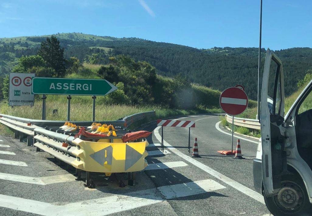 A24: CHIUSURA NOTTURNA ALTERNATA RAMPE ASSERGI