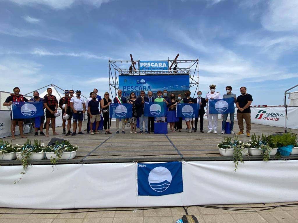 BANDIERE BLU: CONSEGNA AI 13 COMUNI ABRUZZESI, CERIMONIA ALLO STADIO DEL MARE DI PESCARA