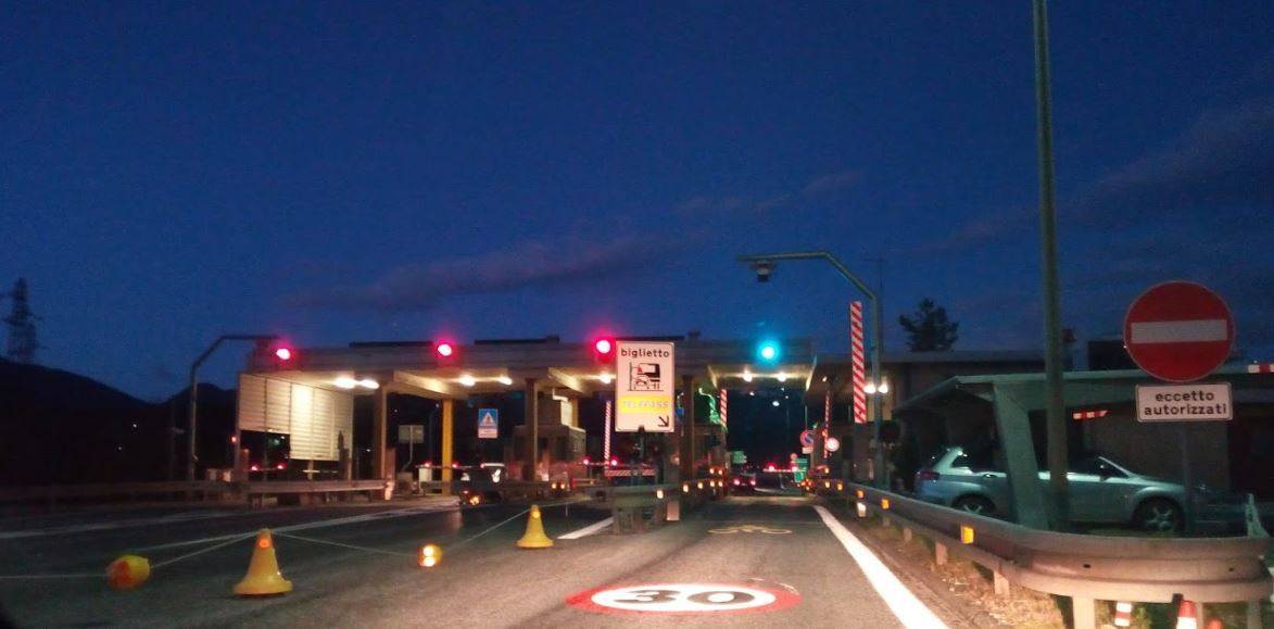 A14: CHIUSURE NOTTURNE TRATTO ATRI PINETO-PESCARA NORD