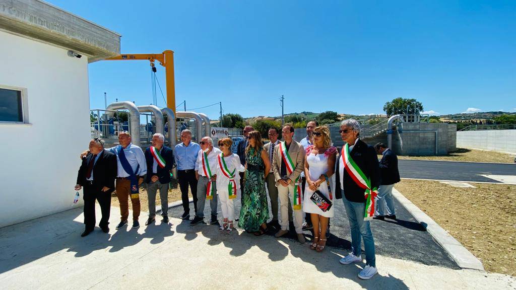 ALBA ADRIATICA: INAUGURATO NUOVO DEPURATORE CONSORTILE