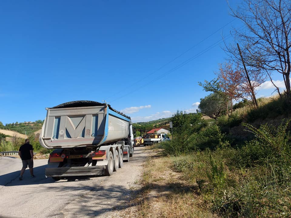 PROVINCIA TERAMO, AL VIA LAVORI TRA TORANO E NERETO SULLA PROVINCIALE 7
