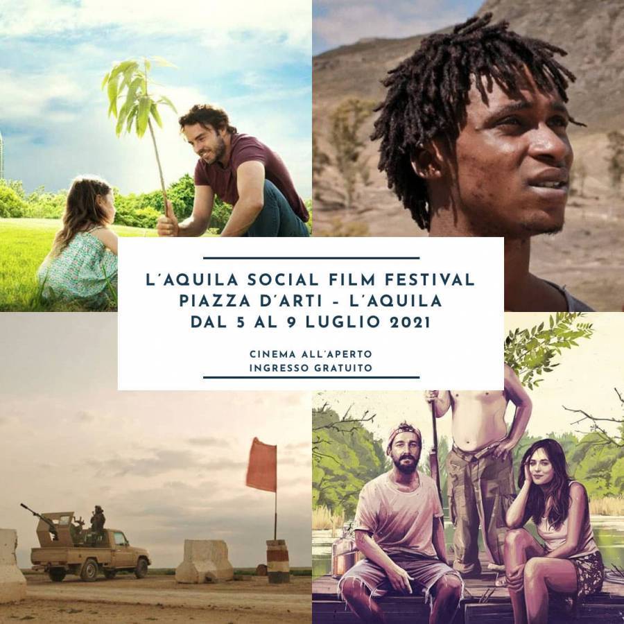 L’AQUILA SOCIAL FILM FESTIVAL, DAL 5 AL 9 LUGLIO RASSEGNA A PIAZZA D’ARTI: IL PROGRAMMA