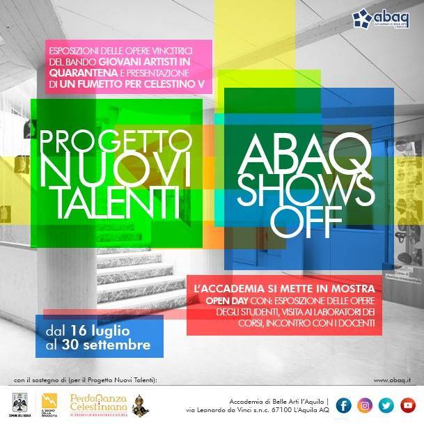 ABAQ SHOW OFF: OPEN DAY ALL’ACCADEMIA BELLE ARTI DELL’AQUILA