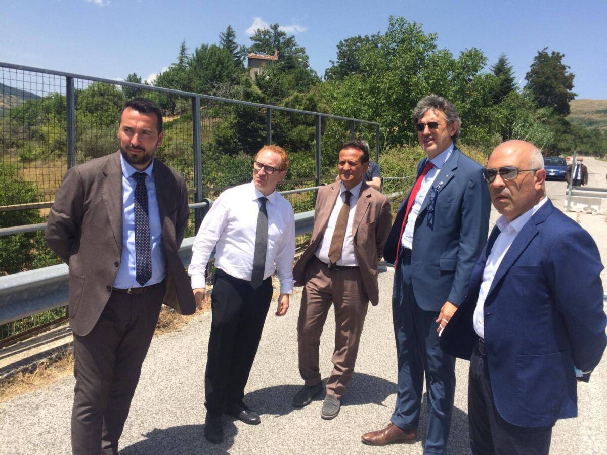VIADOTTO SENTE-LONGO: SOPRALLUOGO MARSILIO, CAMPITELLI E D’ANNUNTIIS
