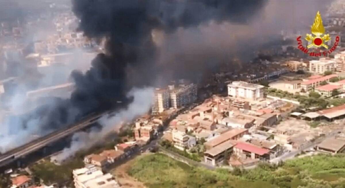 INCENDI, DRAGHI FIRMA DPCM: MOBILITAZIONE PER LA SICILIA