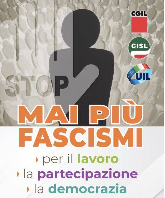 “MAI PIÙ FASCISMI”, ANCHE CGIL, CISL E UIL ABRUZZO A ROMA: IN PARTENZA 42 AUTOBUS