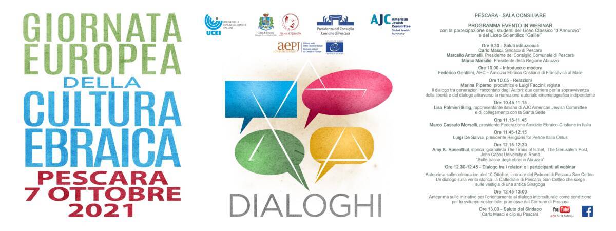 PESCARA, COMUNE CELEBRA LA GIORNATA EUROPEA DELLA CULTURA EBRAICA