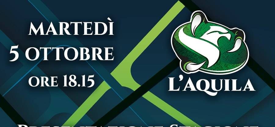 RUGBY L’AQUILA: PRESENTAZIONE SQUADRA E SOCIETÀ MARTEDÌ 5 OTTOBRE AUDITORIUM DEL PARCO