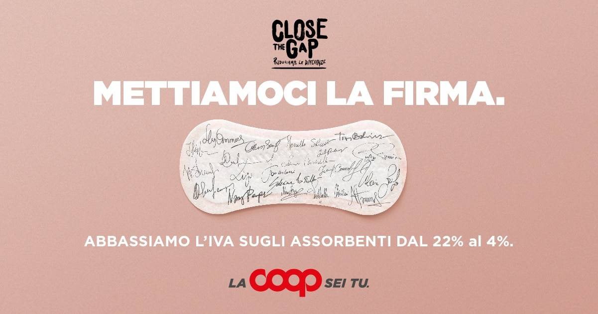 “TAMPON TAX”, IVA SU ASSORBENTI SCENDE AL 10 PER CENTO. COOP: “GOVERNO HA IMBOCCATO STRADA GIUSTA”