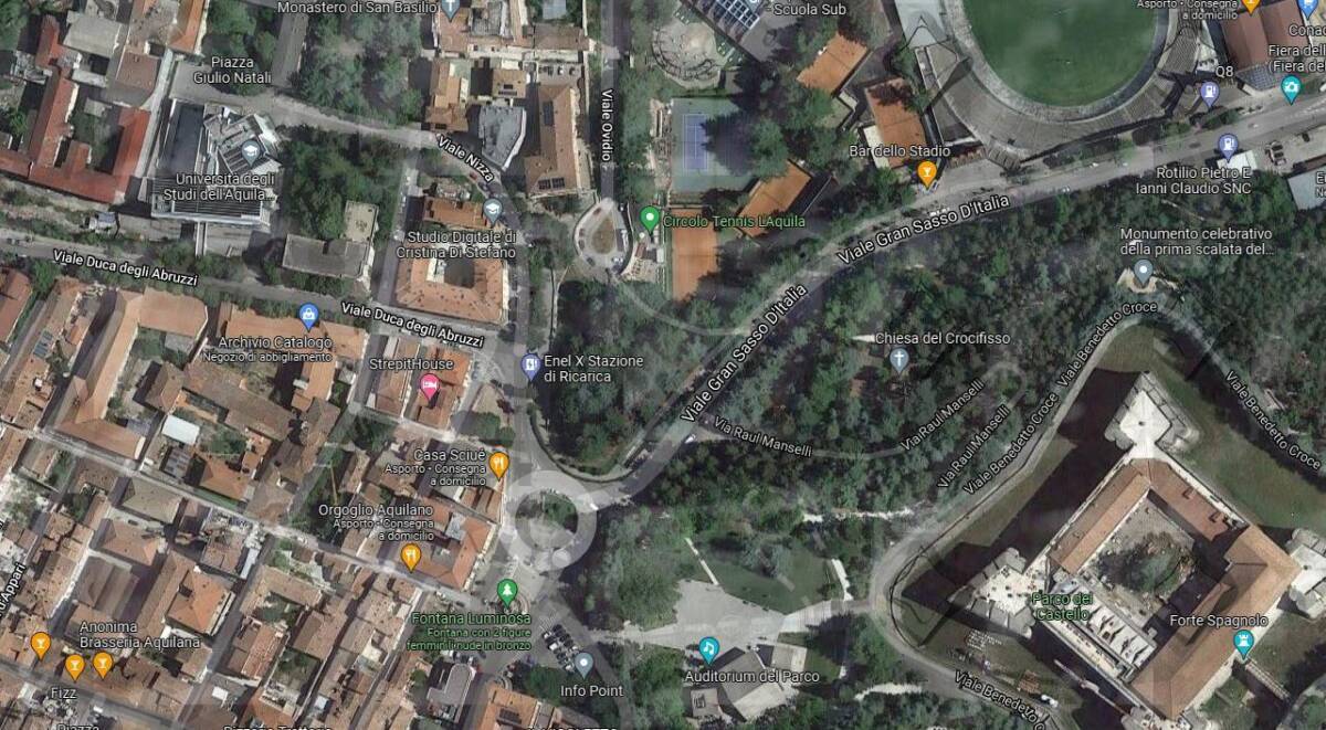 L’AQUILA, RIAPERTURA COLLEGAMENTO VIALE OVIDIO-PIAZZA BATTAGLIONE ALPINI: IL PROGETTO