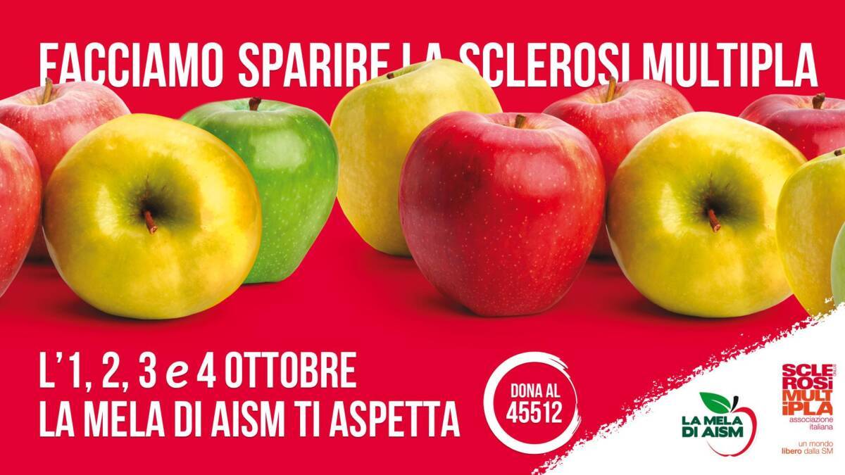 SCLEROSI MULTIPLA: TORNA NELLE PIAZZE LA MELA DI AISM