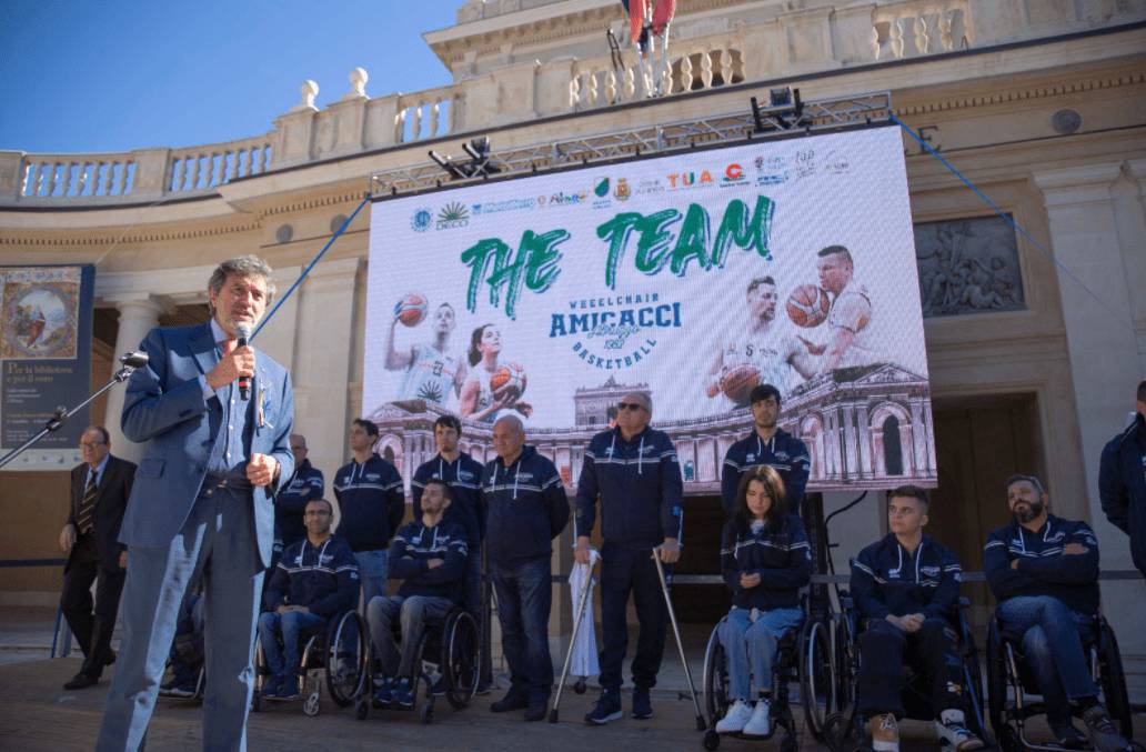 BASKET IN CARROZZINA, PRESENTAZIONE DELLA AMICACCI ABRUZZO A PALAZZO DELL’EMICICLO