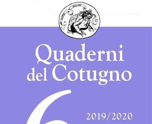 L’AQUILA, “QUADERNI DEL COTUGNO”: MERCOLEDI’ PRESENTAZIONE DEL SESTO NUMERO DELLA COLLANA