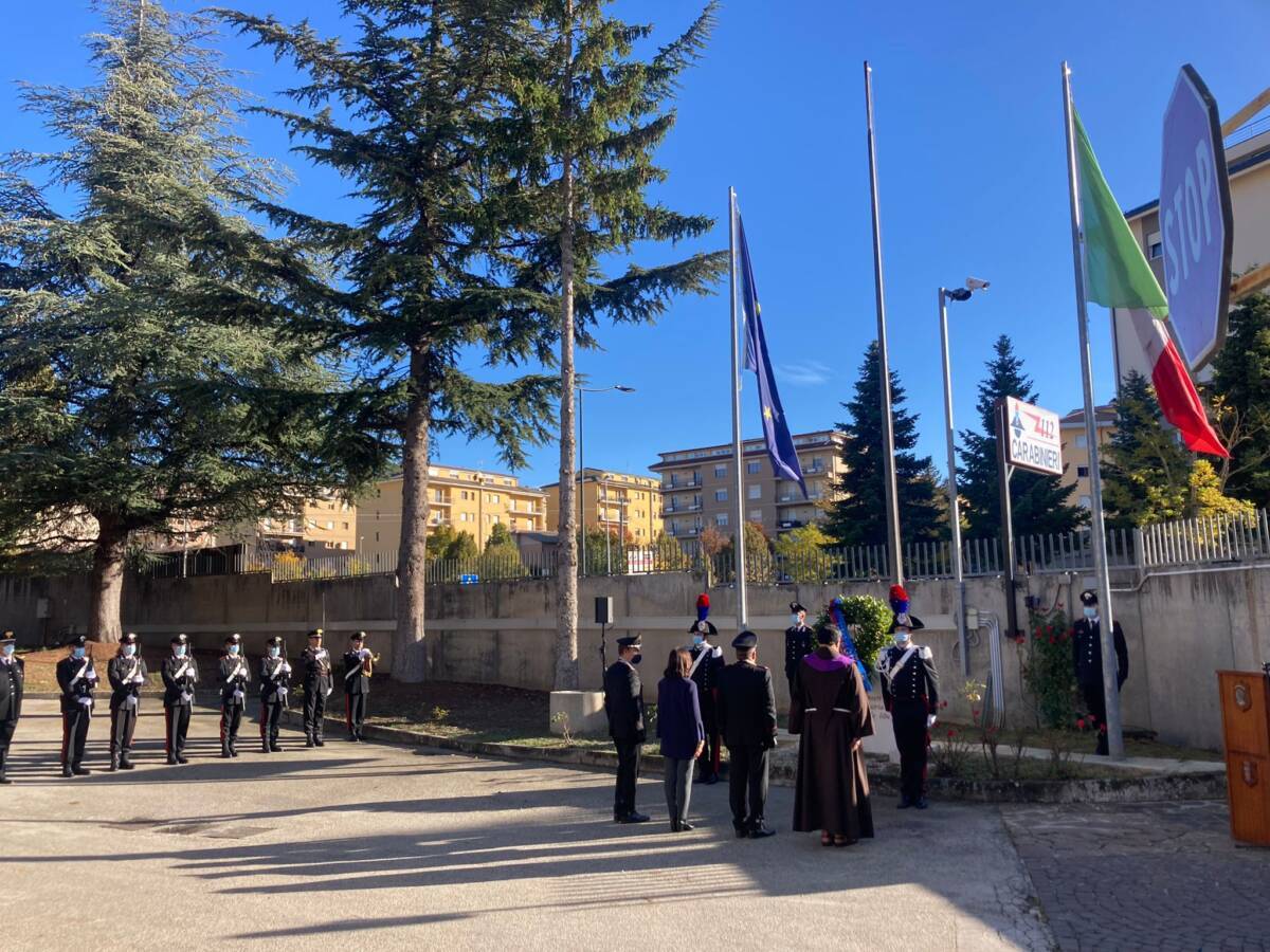 L’AQUILA: COMMEMORAZIONE DEI CARABINIERI CADUTI IN GUERRA E NEL DOPOGUERRA NELL’ADEMPIMENTO DOVERE