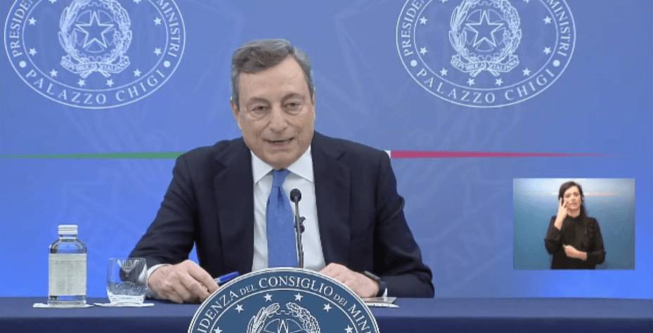 COVID, DRAGHI: “MISURE PER MAGGIORE RIAPERTURA”